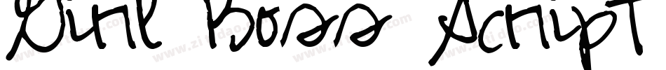Girl Boss Script Reg字体转换